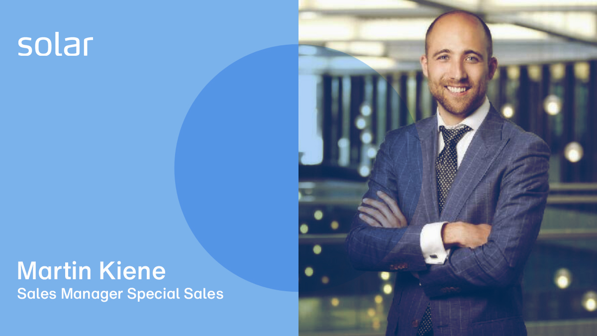 Solar Nederland | Martin Kiene - Sales Manager Special Sales